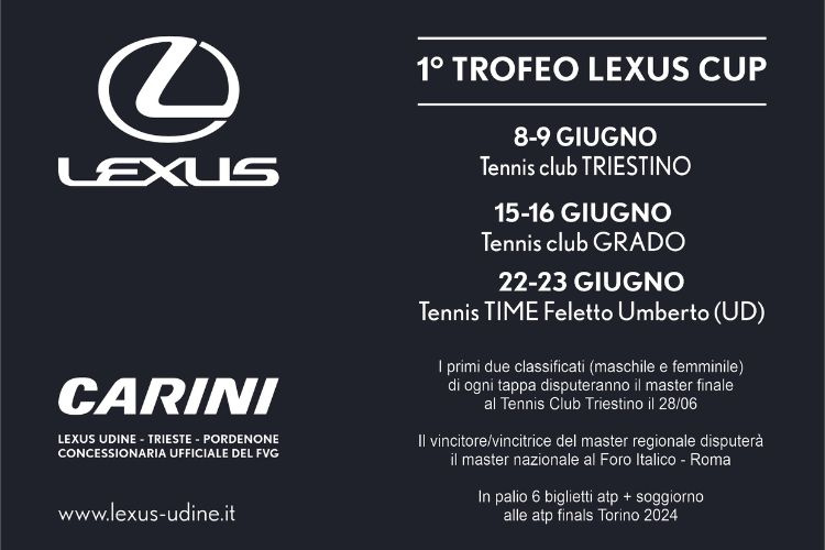 1° Trofeo di tennis Lexus di Carini